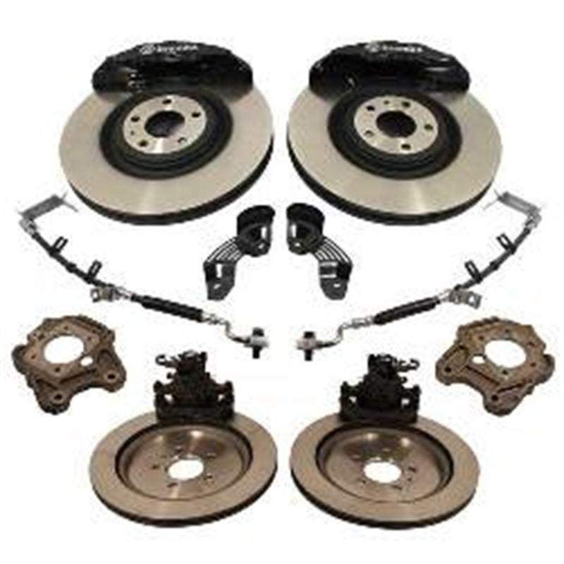 fits Ford 05-20 Racing M-2300-T 2014 Mustang Six Piston 15-inch Brake Upgrade Kit