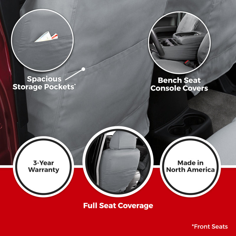 Covercraft SS2591WFBK Endura Waterproof Polyester SeatSaver Custom Front Row