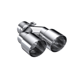 MBRP T5171 MBRP Universal T304 SS Dual Tip 3.5in OD/2.5in Inlet