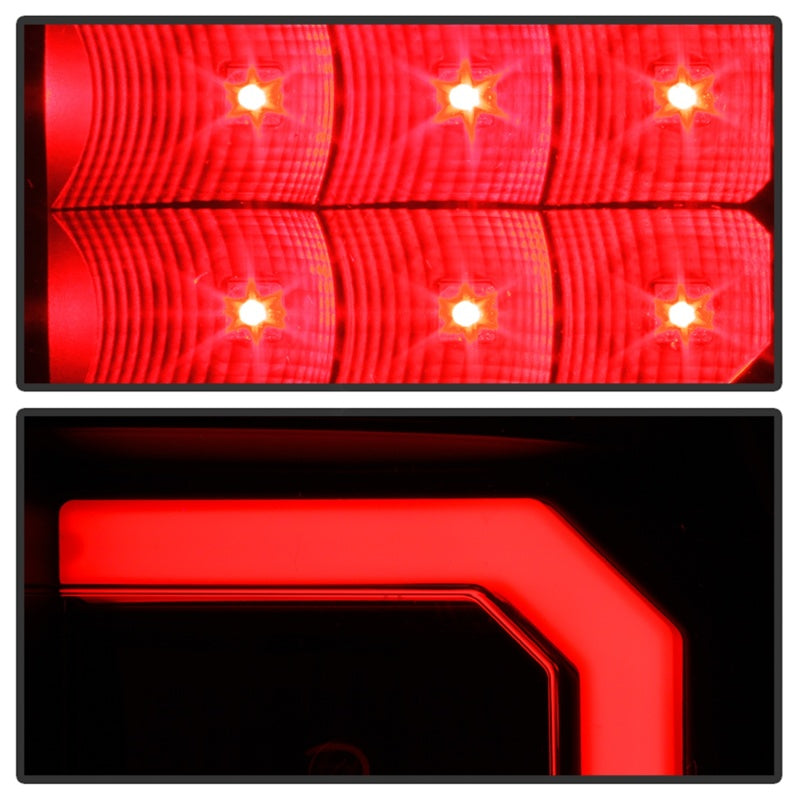 Spyder 5086532 fits Dodge 04-09 Durango LED Tail Lights - Black ALT-YD-DDU04-LE