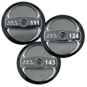 S&S 170-0321 Cycle 124in Air Cleaner Cover - Gloss Black