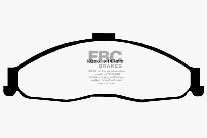 EBC DP21239 fits Chevrolet 98-02 Camaro (4th Gen) 3.8 Greenstuff Front Brake Pads