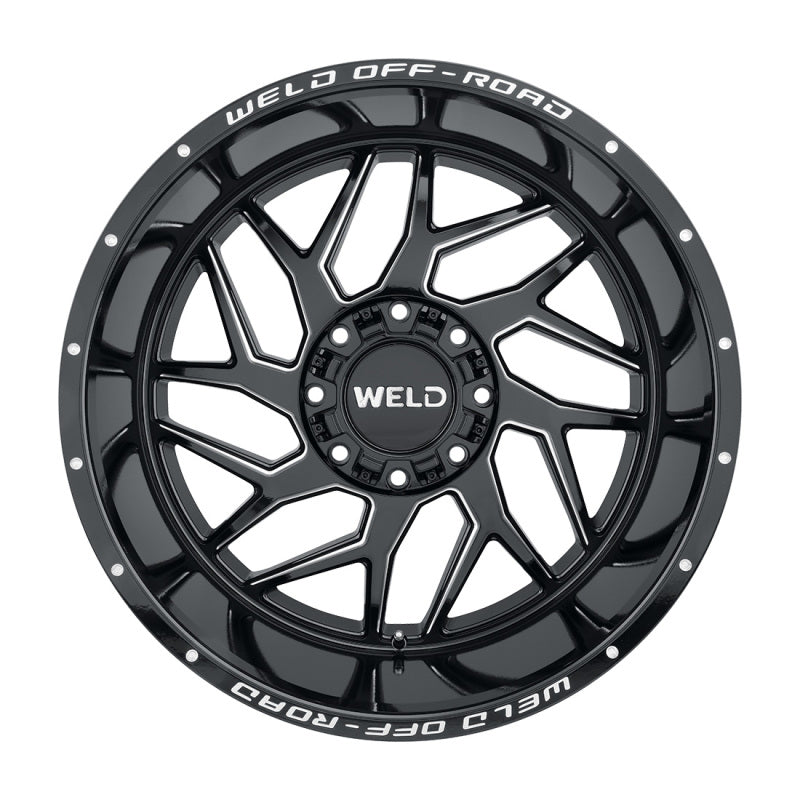 Weld  W11720017475 Off-Road W117 22X10 Fulcrum 8X170 ET-18 BS4.75 Gloss Black MI