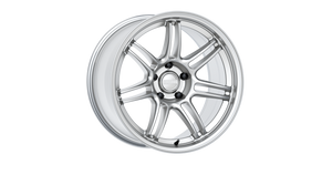 Kansei K17H-181512+22 K17H Seven 18x10.5in / 5x114.3 BP / 22mm Offset / 73.1mm Bore - Hyper Silver