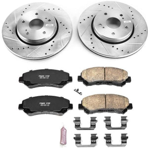 PowerStop K6102 fits Suzuki 10-13 Kizashi Front Z23 Evolution Sport Brake Kit