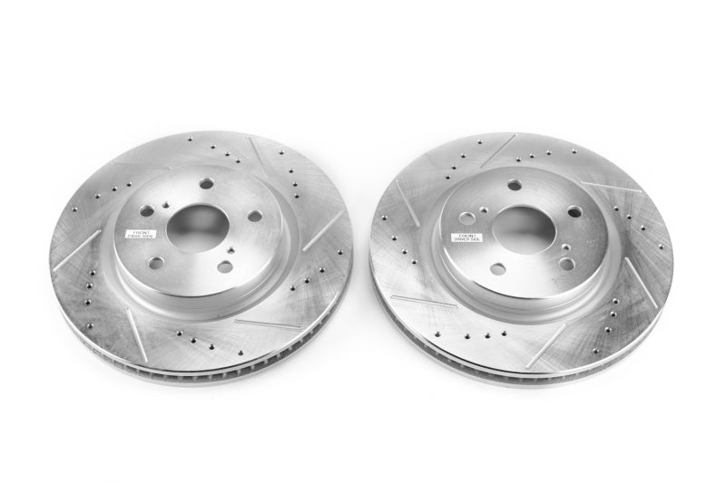 PowerStop fits Lexus ES350 Front Evolution Drilled & Slotted Rotors - Pair