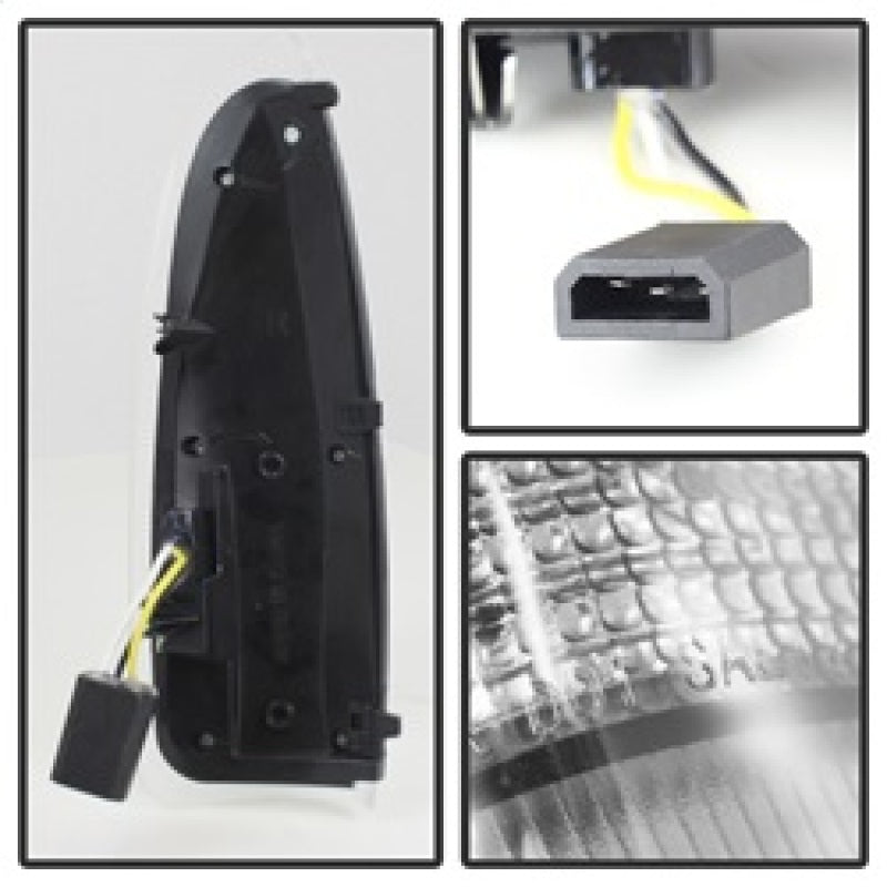 xTune 9924712 fits Ford Superduty F250-F650 03-07 Amber LED Mirror Signal Lens