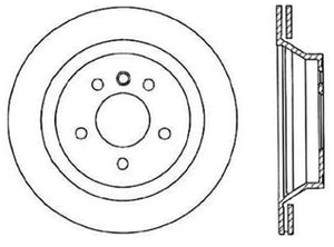Stoptech 126.34037CSR 94-99 BMW M3 / 98-02 Z3 Cryo Slotted Rear Right Sport Brake Rotor