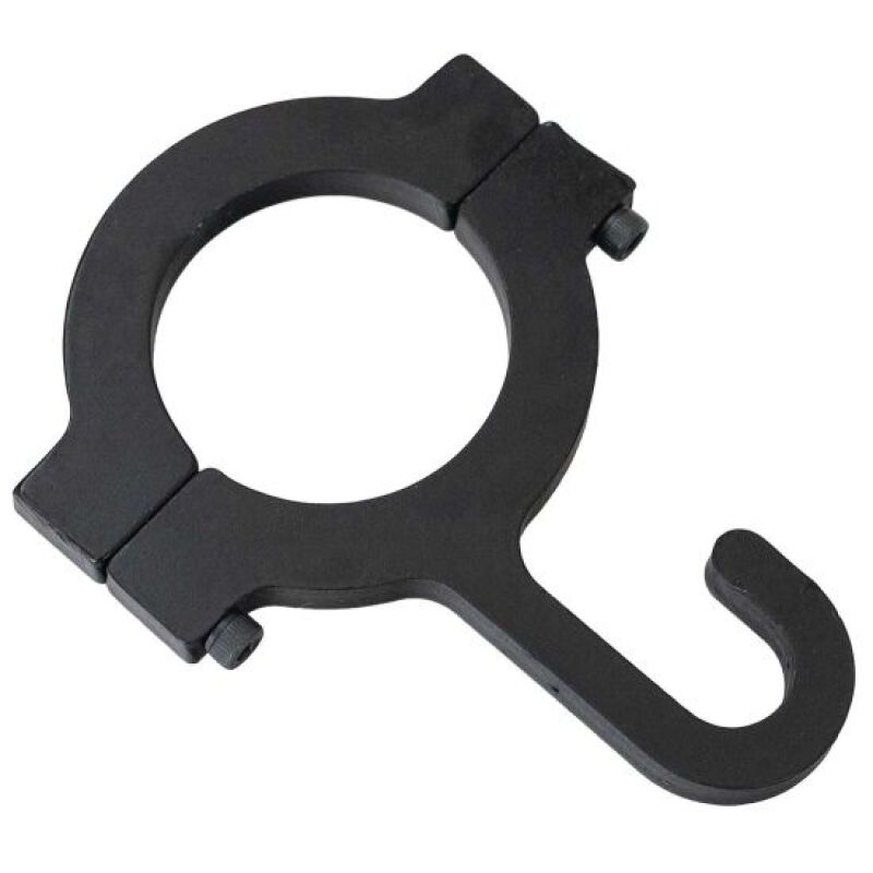 Moroso 61780 1.500in Bar Diameter Billet Aluminum Black Anodized Helmet Hook