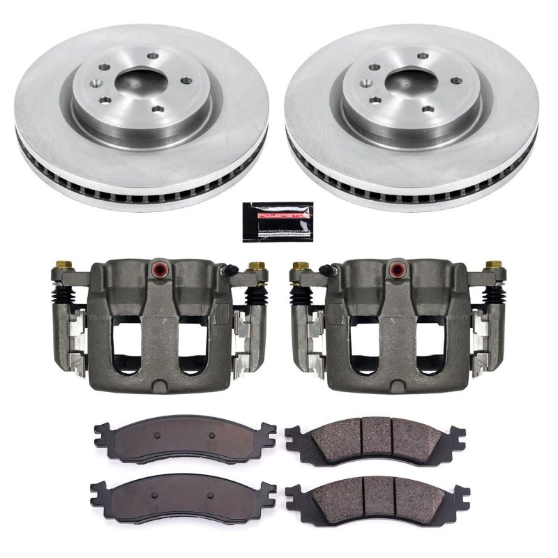 Power Stop KCOE5581 11-12 fits Ford Taurus Front Autospecialty Kit w/Cals