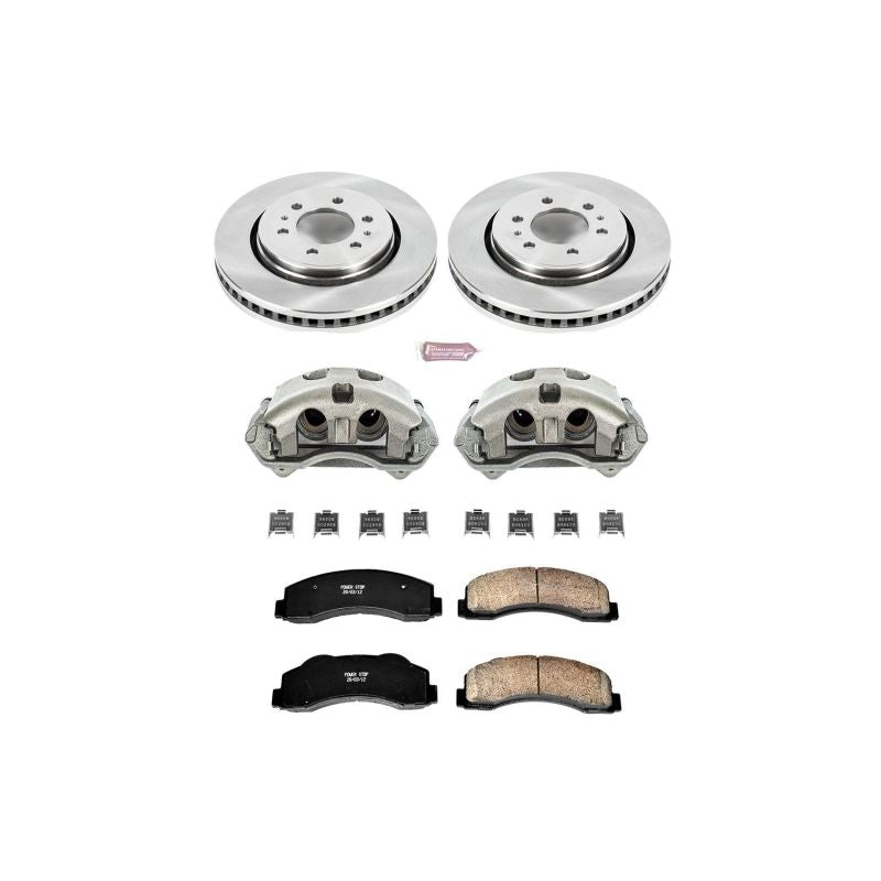 Power Stop KCOE3167 10-21 Lincoln Navigator Front Autospecialty Kit w/Cals