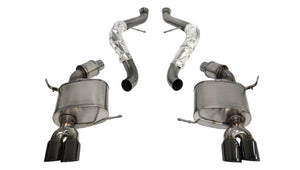 CORSA Performance 14569BLK Corsa 2008-2012 fits BMW M3 E90 Black Sport Cat-Back Exhaust