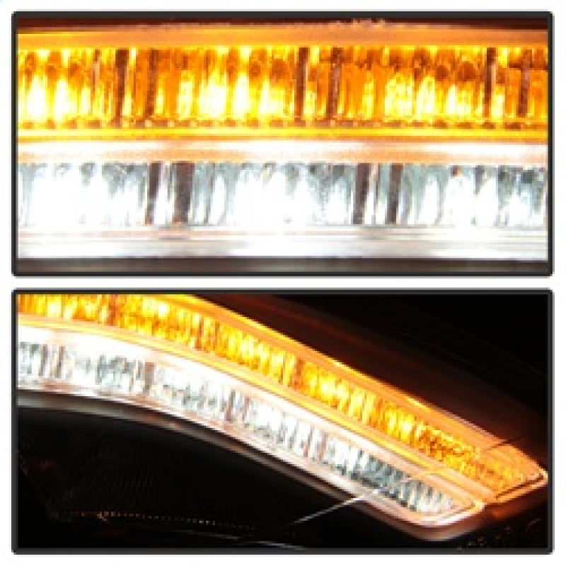 Spyder 5083890 fits Mercedes W221 S Class Headlights - HID Model Only - Black P