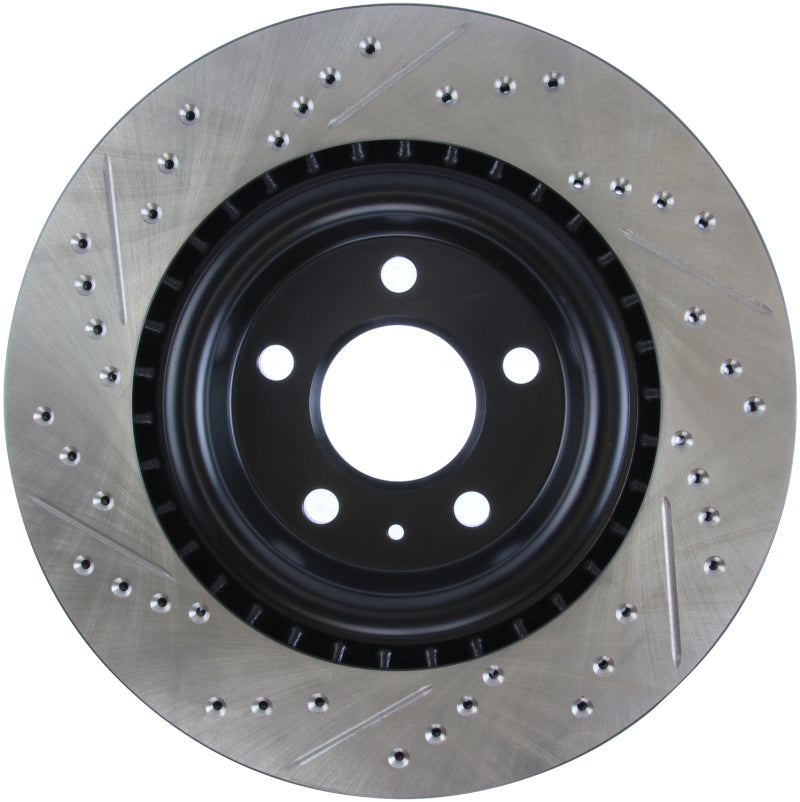 Stoptech 127.33137L Slotted & Drilled Sport Brake Rotor