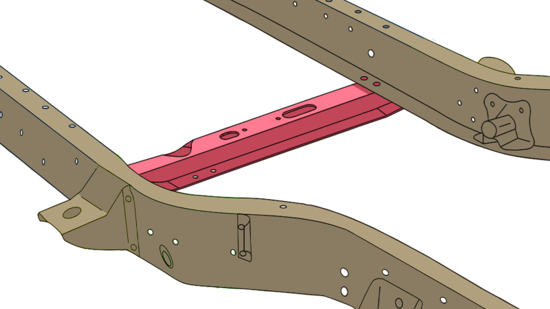 RustBuster RB7364 Transmission Crossmember