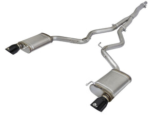 AFE 49-33084-B rce XP Exhausts Cat-Back SS-304 EXH w/ Black Tips 15-16 fits For