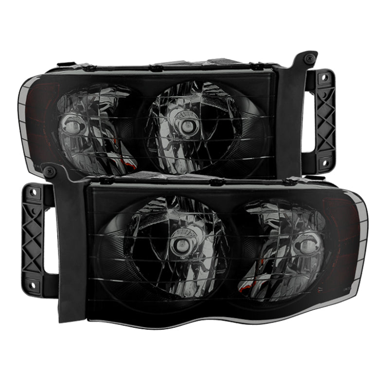 9030352 Xtune fits Dodge 02-05 Ram 1500 Amber Crystal Headlights HD-JH-DR02-AM