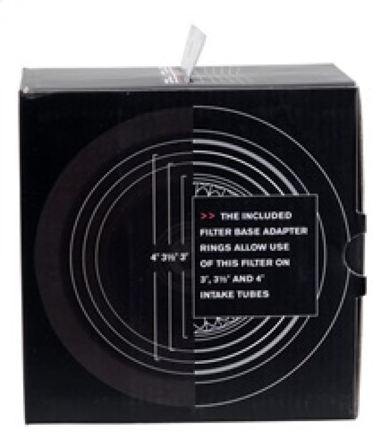 Spectre 8162 Adjustable Conical Air Filter 2-1/2in. Tall (Fits 3in. / 3-1/2in. / 4in. Tubes) - Red