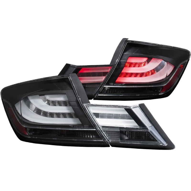 ANZO 321323 2015 fits Honda 13-20 Civic LED Taillights Black