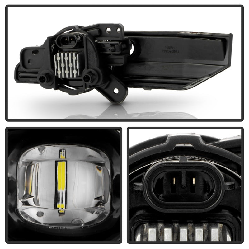 Spyder 23-25 GMC Canyon OEM LED Fog Lights w/Switch - Clear (FL-GCAN21-LED-C)
