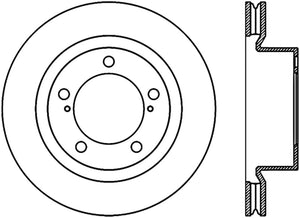 Stoptech 126.44162CSR 08-13 Lexus LX 450/470/570 / 08-13 Land Cruiser Front Right Slotted CRYO-STOP Brake Rotor