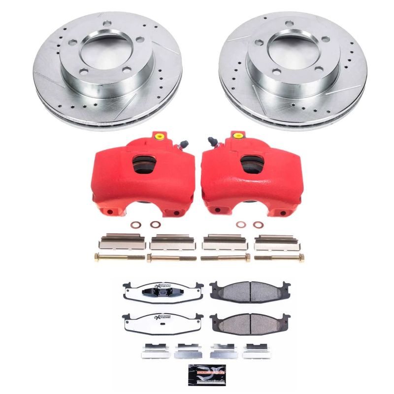 PowerStop KC5067 36 fits Ford Bronco Front Z36 Truck & Tow Brake Kit w/Calipers