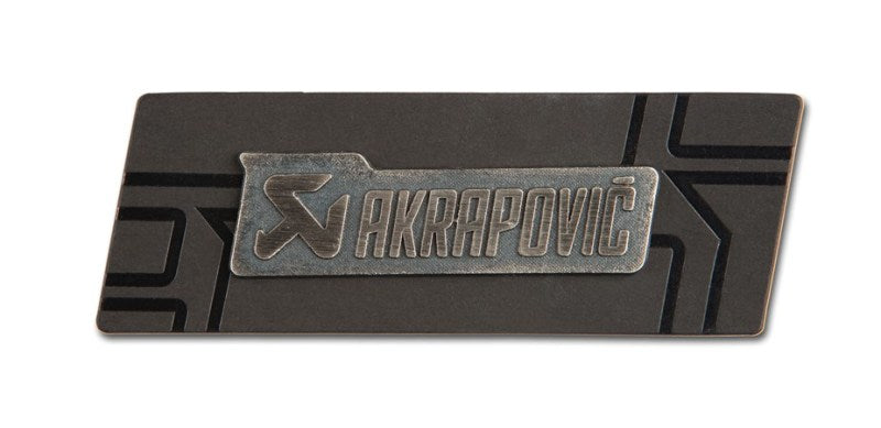 Akrapovic 800912 Silver sign badge