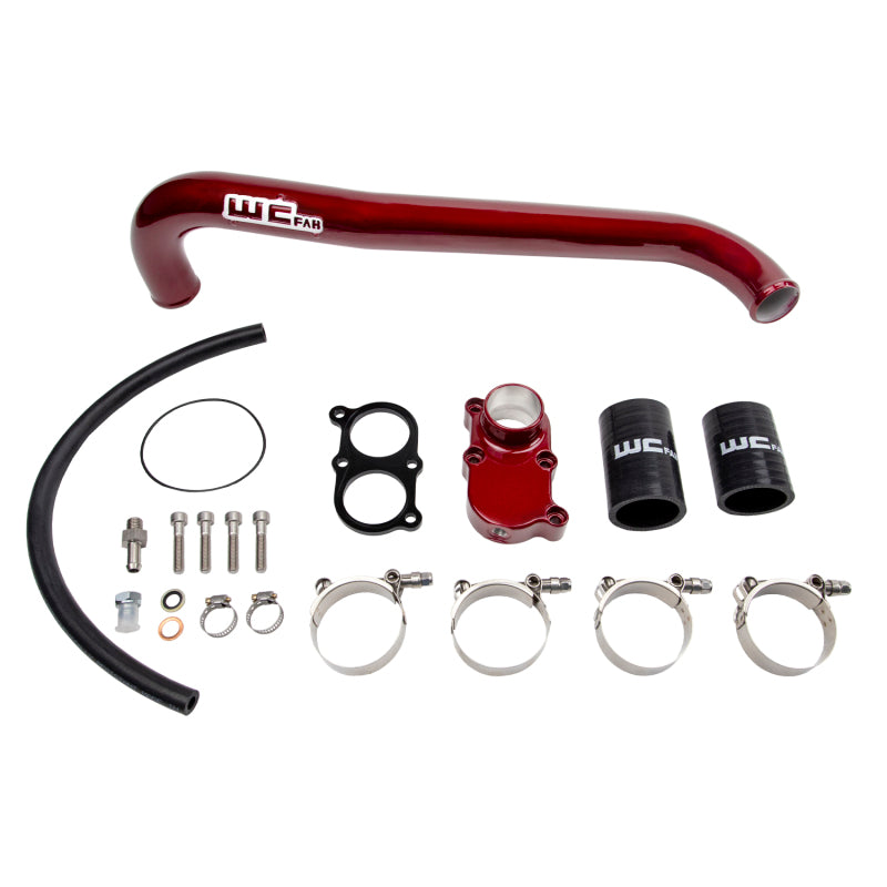 Wehrli 01-05 GM Duramax LB7/LLY Thermostat Housing Kit - Gun Metal
