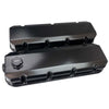 Moroso 68502 Brodix SR20/Dart Pro 1 20 Degree Aluminum Valve Covers - Blk (w/-12AN Breather/Oil Fill)