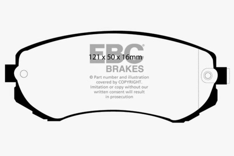 EBC DP21279 fits Nissan 89-94 Skyline (R32) 1.8 Greenstuff Front Brake Pads