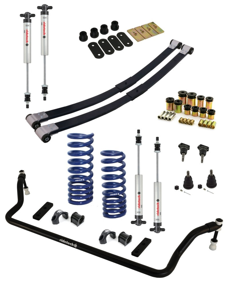 Ridetech 11175010 70-81 fits Chevrolet Camaro Small Block StreetGRIP Suspension System w/ Ball Joints & Bushings