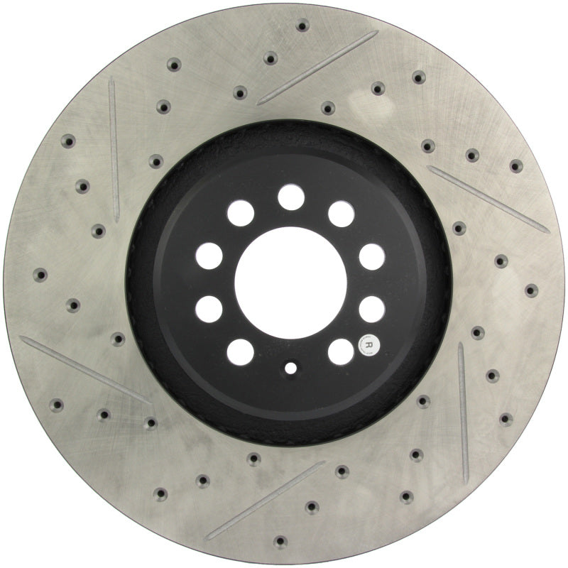 Stoptech 127.33093R Slotted & Drilled Sport Brake Rotor