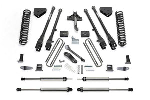 Fabtech K2054DL 08-10 fits Ford F450/550 4WD 6in 4Link Sys w/Coils & Dlss Shks