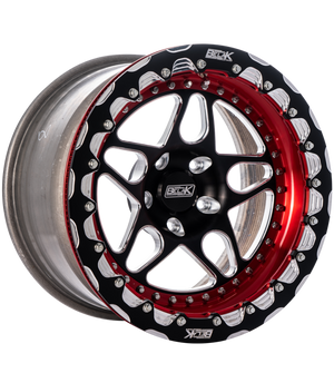 Belak Wheels 13115100S35BS-BLT Belak 13x11 / 5in BS / 5x100 BP / High Pad / Series 3 Wheel - Double Beadlock Billet