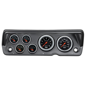 AutoMeter 7031-SC Autometer Sport-Comp 70-76 Duster/ Demon/ Dart Dash Kit 6pc Tach / MPH / Fuel / Oil / WTMP / Volt