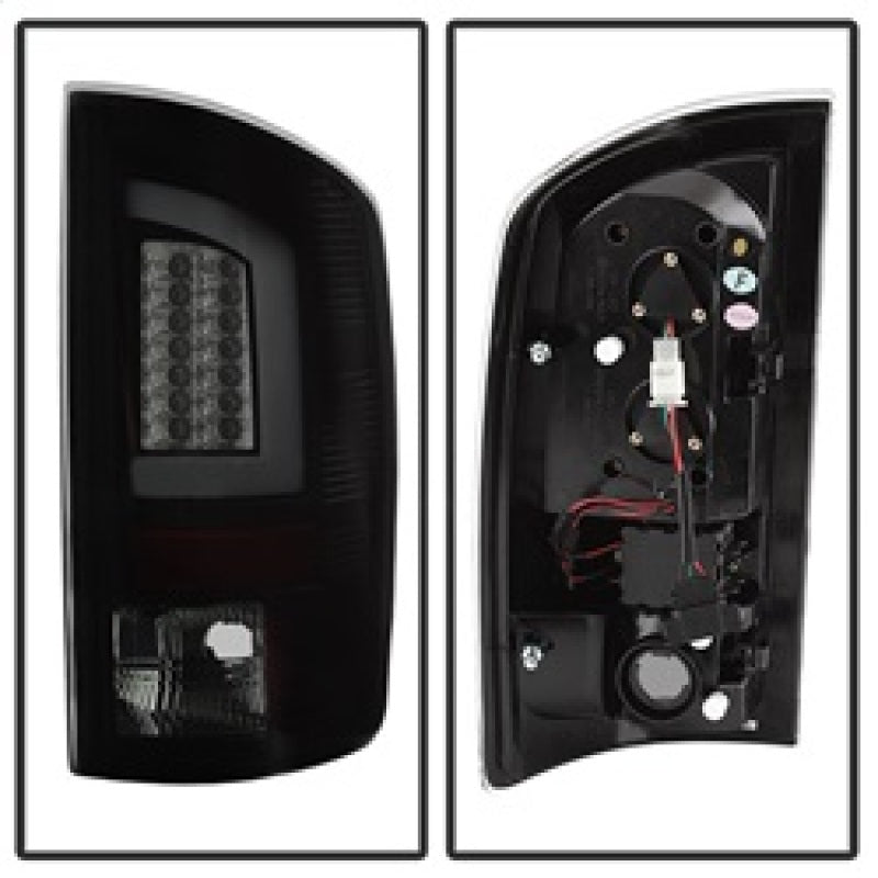 Spyder 5084279 fits Dodge 07-09 Ram 2500/3500 V3 Light Bar LED Tail Lights - Bl