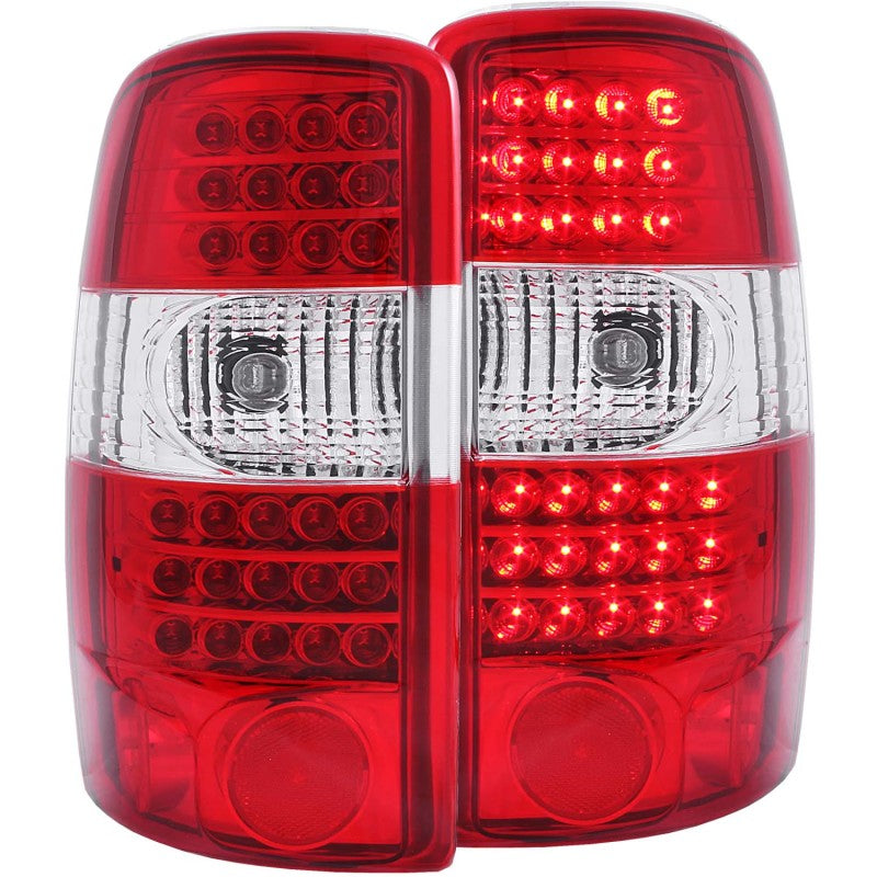 ANZO 311100 2006 fits Chevrolet 00-20 Suburban LED Taillights Red/Clear G2