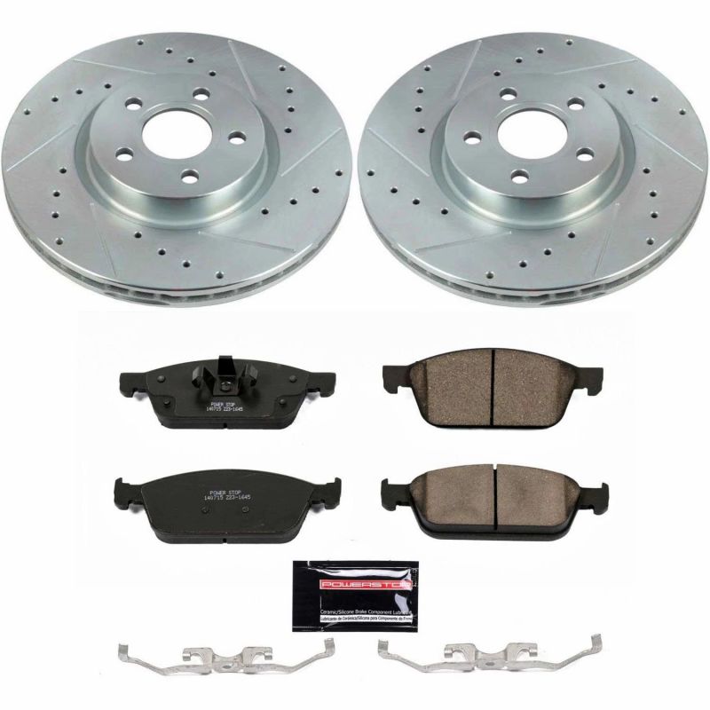 PowerStop fits Ford 18-19 Transit Connect Front Z23 Evolution Sport Brake Kit