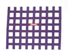 Racequip 721055 Purple Ribbon Window Net