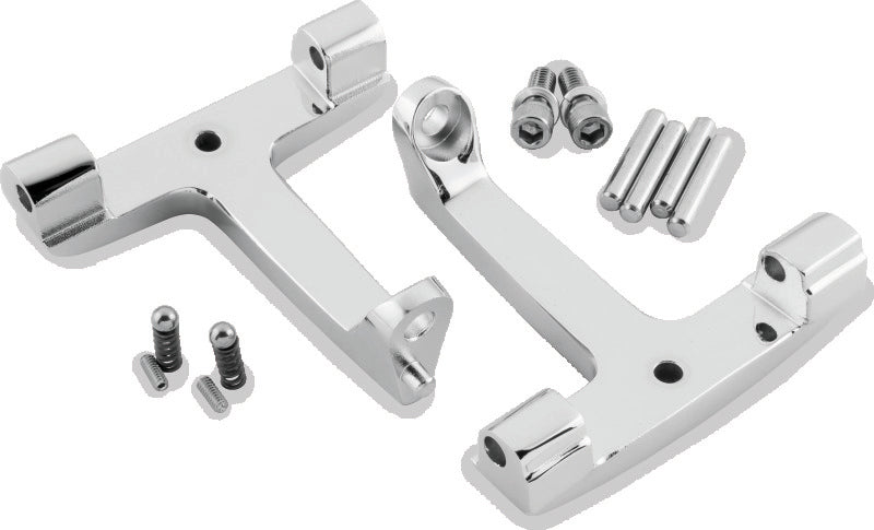 Bikers Choice 488720 93-20 FLH FLT Chrome Pasanger Floorboard Bracket Replaces