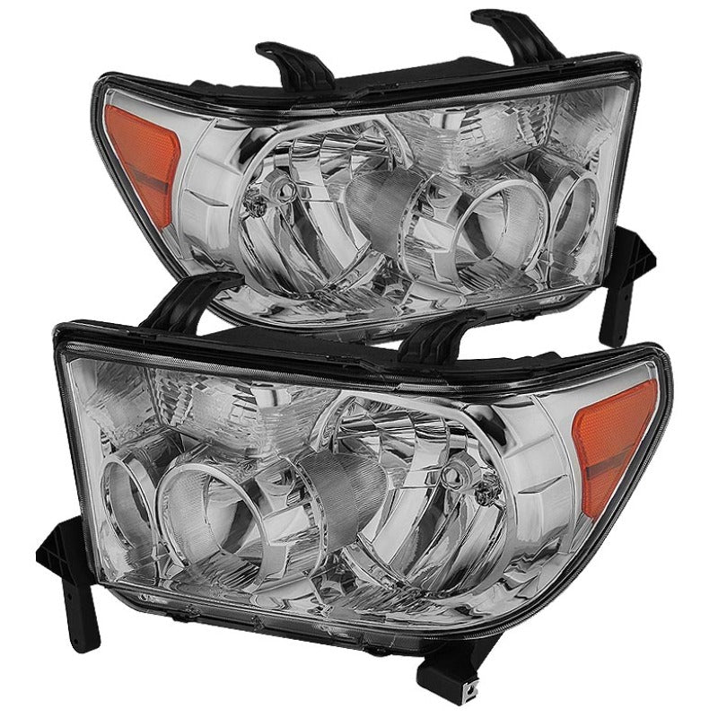 5077110 Xtune fits Toyota 07-13 Tundra OEM Style Headlights Chrome HD-JH-TTU07