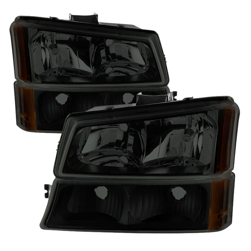 9030253 Xtune fits Chevy 03-06 Silverado 2500HD Crystal Headlights w/ Bumper L