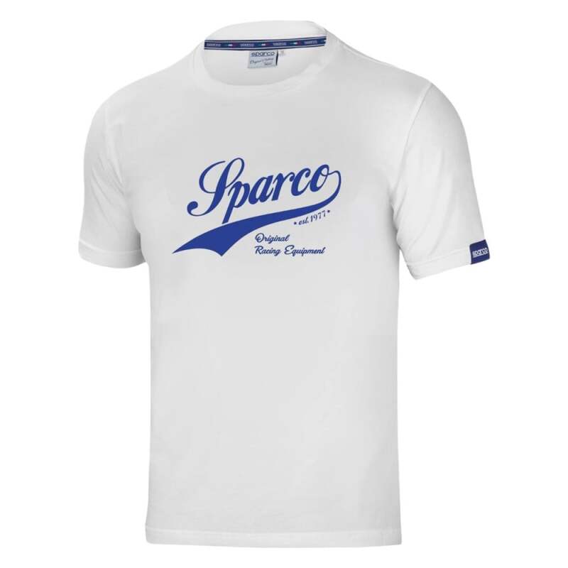 SPARCO 01326BI1S T-Shirt Vintage SMALL White