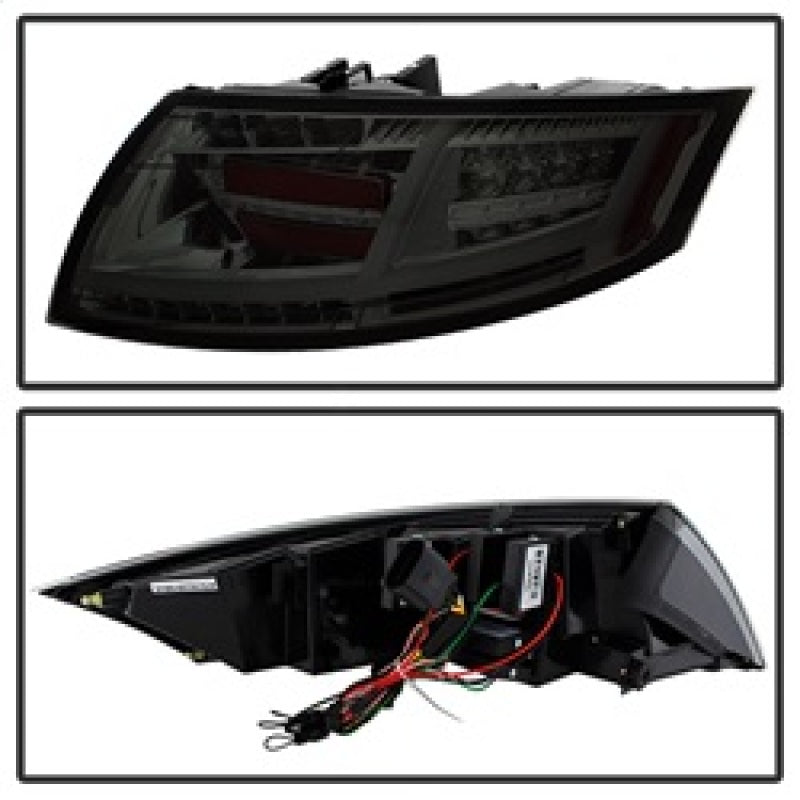 Spyder 5081681 fits Audi 07-12 TT LED Tail Lights Smoke ALT-YD-ATT07-LED-SM