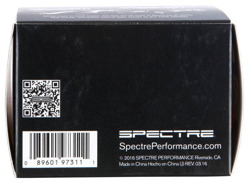 Spectre 9731DK Universal Pre-Filter Wrap 6.125in. x 9.125in. - Black