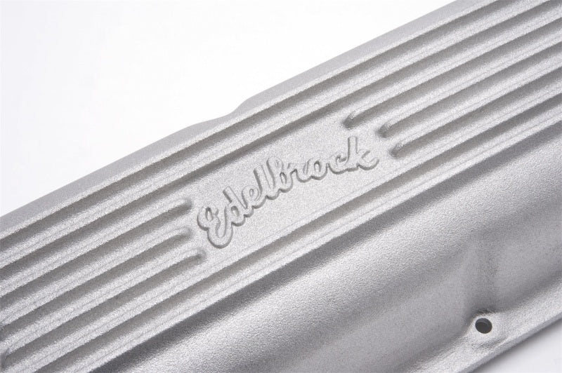 Edelbrock 41859 Valve Cover Classic Series fits Chevrolet 1965 and Later 396-502 V8 Satin