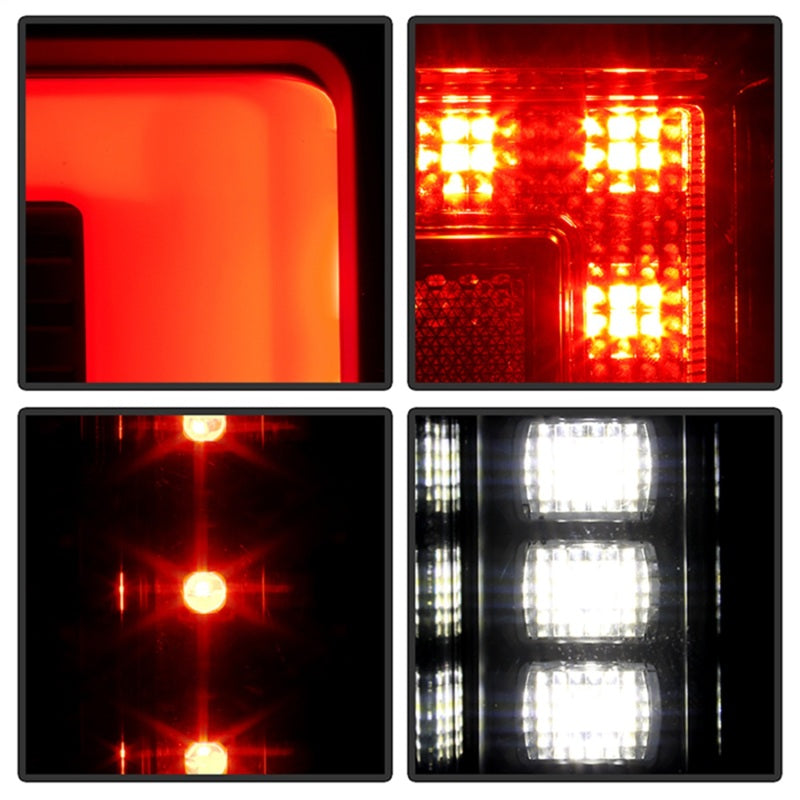 Spyder 5088659 20-21 fits Ford F250 Superduty LED Tail Lights - Black (ALT-YD-F