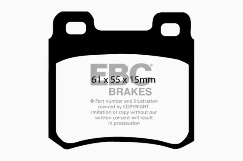 EBC DP2671 fits Mercedes-Benz 94-95 C220 (W202) 2.2 Greenstuff Rear Brake Pads