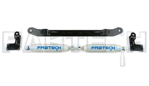 Fabtech FTS8023 05-21 fits Ford F250/350 4WD Dual Performance Steering Stabilizer - Opposing Style
