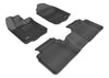3D MAXpider 2006-2011 fits Honda Civic Sedan Kagu 2nd Row Floormats - Black